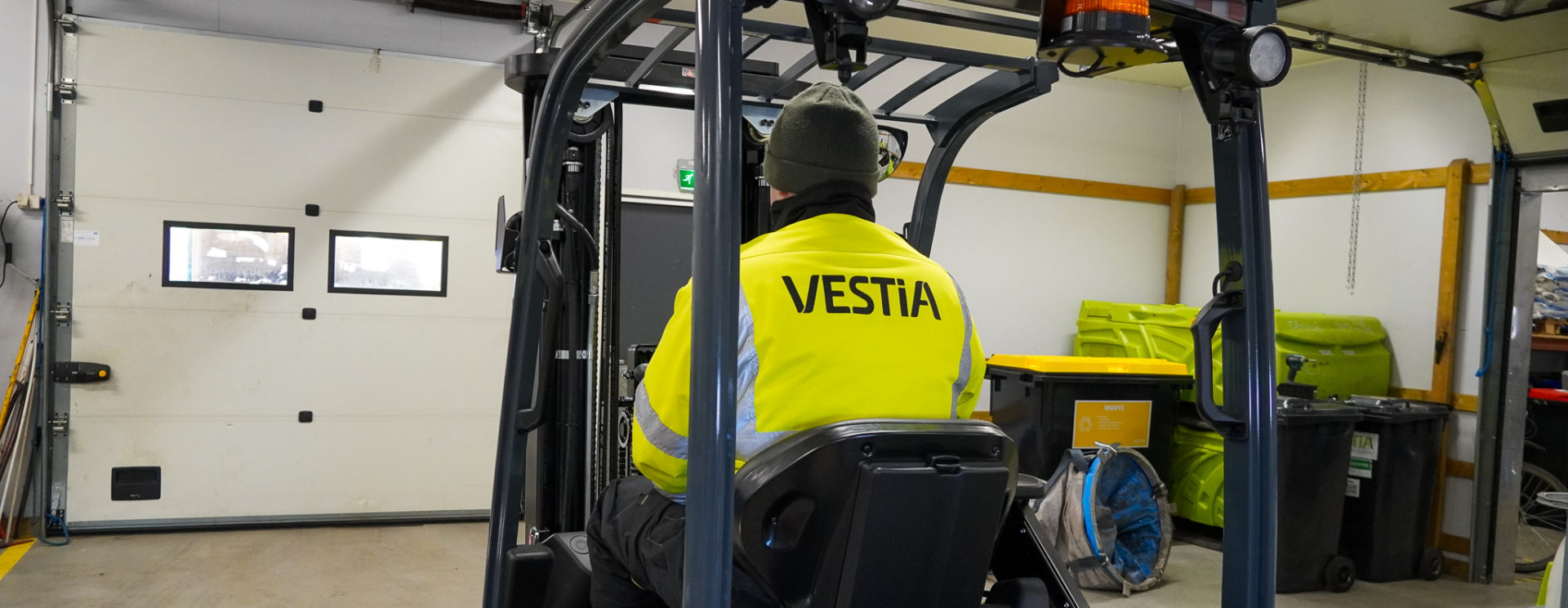 Vestian työntekijä Vestian työntekijä
